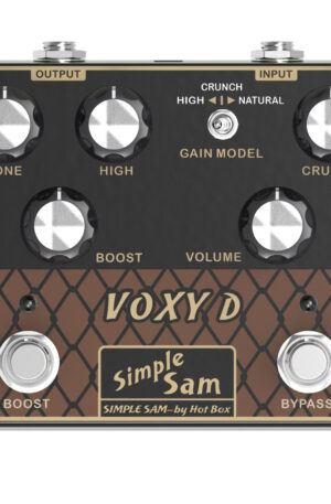 Simple Sam Voxy D Analog VOX Tones Guitar Effect Pedal True Bypass Astounding Tone