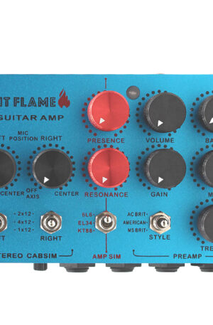 Mosky Bright Flame DI Box Effect Pedal Pre-amp Simulator Power Amp Simplifier for Electric Guitar