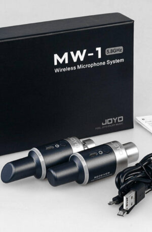 JOYO MW-1 5.8GHz Wireless Microphone System XLR Transmitter Receiver 4 Channels