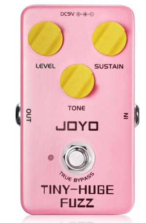 Joyo JF-26 Tiny-huge Fuzz Guitar-Bass Effect Pedal with Level/Tone/Sustain Control