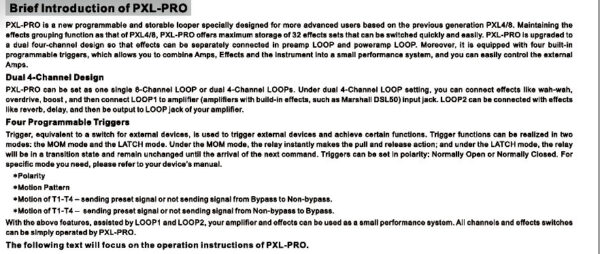 Joyo PXL8 PRO Pedal Controller 8 FX Loop Programmable Pedal Switcher With True Bypass Black - Image 4