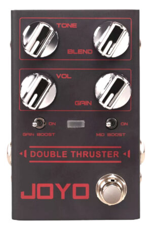 JOYO R-28 Double Thruster High Gain Overdrive Guitar Pedal with Mid/High Frequency For Bass Guitar