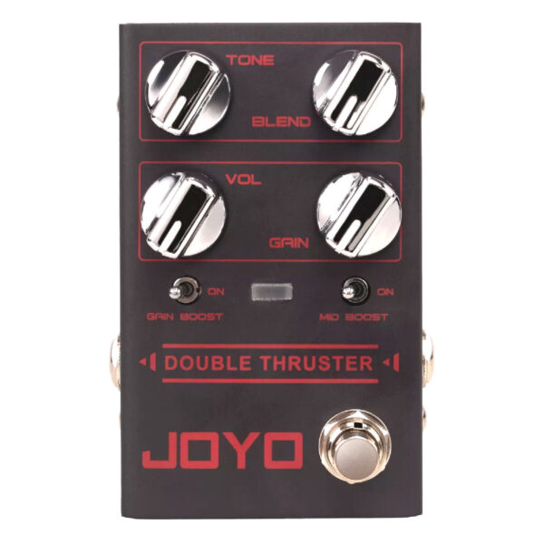 JOYO R-28 Double Thruster High Gain Overdrive Guitar Pedal with Mid/High Frequency For Bass Guitar