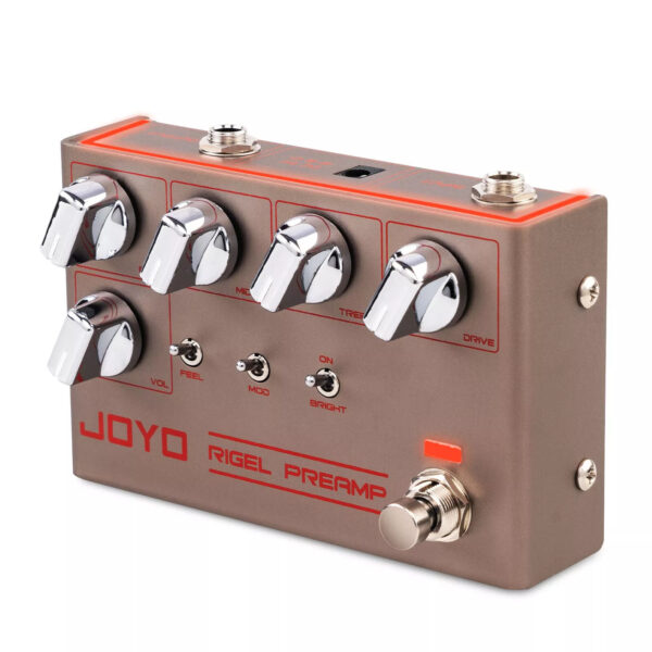 JOYO R-24 RIGEL PREAMP High Gain Overdrive Guitar Amplifier Simulation 3-Band EQ - Image 3