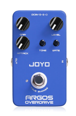 Joyo JF-23 Argos Overdrive Pedal Built-in Noise Gate for Electric Guitar or Bass True Bypass