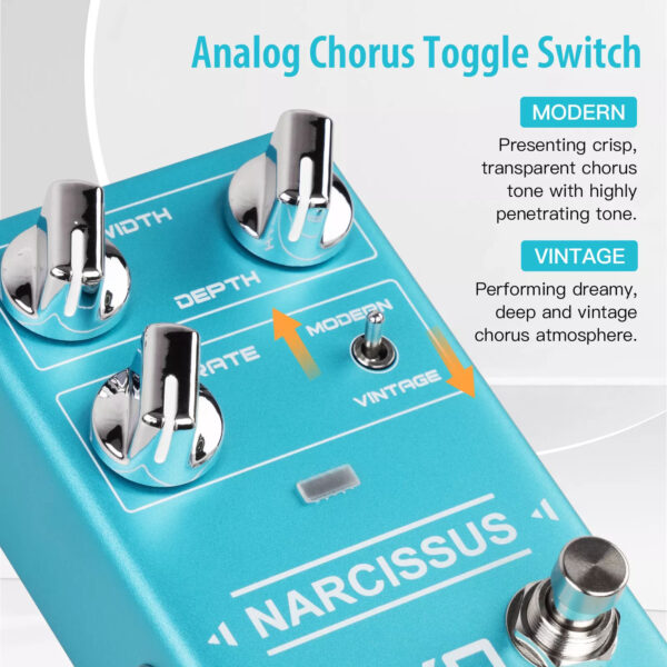 JOYO R-22 NARCISSUS Multiple Chorus Guitar Effect Pedal - Image 5