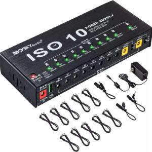 Mosky ISO-10 Guitar Effects Pedal Power Supply For 9V 12V 18V Isolated Outputs