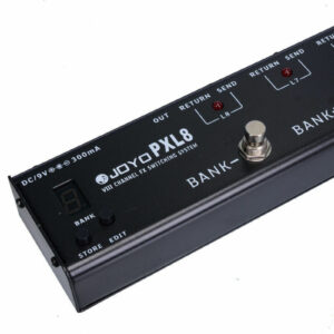 Joyo PXL8 Pedal Controller 8 FX Loop Programmable Pedal Switcher With True Bypass Black