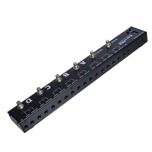 Joyo PXL8 Pedal Controller 8 FX Loop Programmable Pedal Switcher With True Bypass Black - Image 3