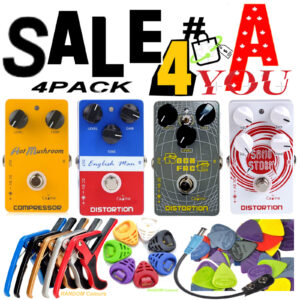 Caline 4 Pack SALE-A Guitar Effect Pedals SUPER SPECIAL $ 26.00 Each - SALE-A