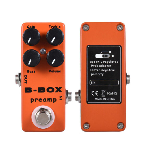 Mosky Audio B-Box Preamp Overdrive Guitar Effect Pedal True Bypass - Image 3