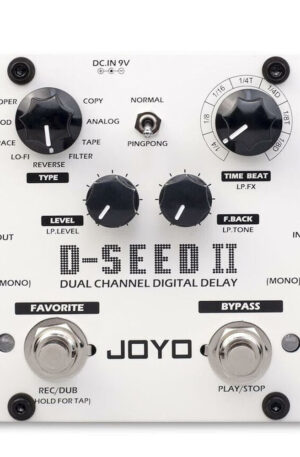 Joyo D-SEED II Multi-Delay and Looper Guitar Effect pedal