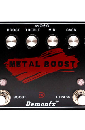 Demonfx METAL BOOST Guitar Effect Pedal Metal Distortion Muff With TOP BOOST