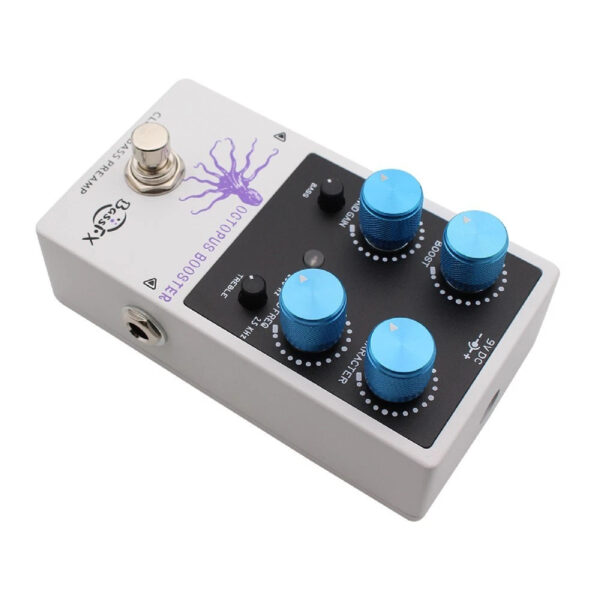 Fanmuzk Octopus Booster Bass Preamp Pedal 3Band EQ Bass Harmonic Rich Clean Tone - Image 2