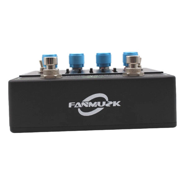 Fanmuzk Rome Warrior Bass Preamp Pedal 6-Band Graphic EQ Headphone Out AUX In True Bypass - Image 4