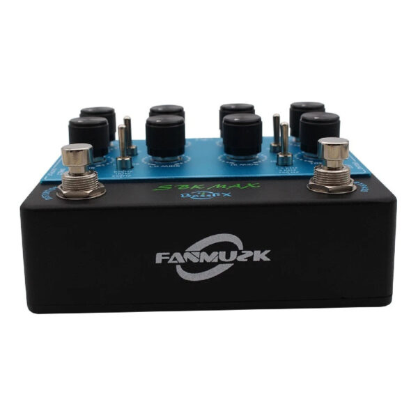 Fanmuzk SBK MAX Preamp Pedal Bass Distortion 4-band EQ Speaker Cabinet Emulation True Bypass - Image 5