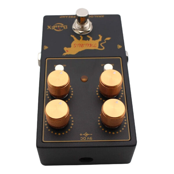 Fanmuzk TAURUS Bass Preamp Pedal 3-Band Active EQ + Ultra-Hi /Ultra-Lo Switches True Bypass - Image 3