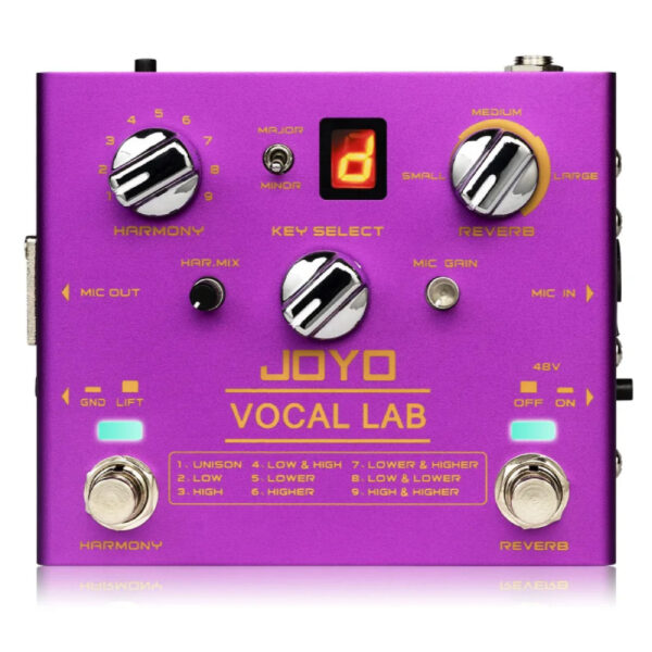 JOYO R-16 Vocal LAB VOCAL/Guitar Effect Pedal Revolution R Series