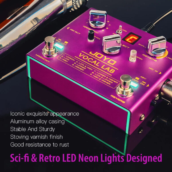 JOYO R-16 Vocal LAB VOCAL/Guitar Effect Pedal Revolution R Series - Image 5
