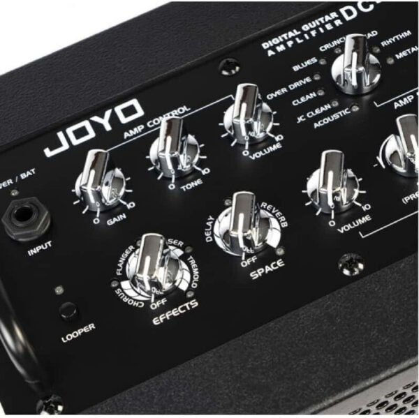 JOYO DC-15S Battery Powered Guitar Amplifier with Multi-Effects Looper BT Switch - Image 4