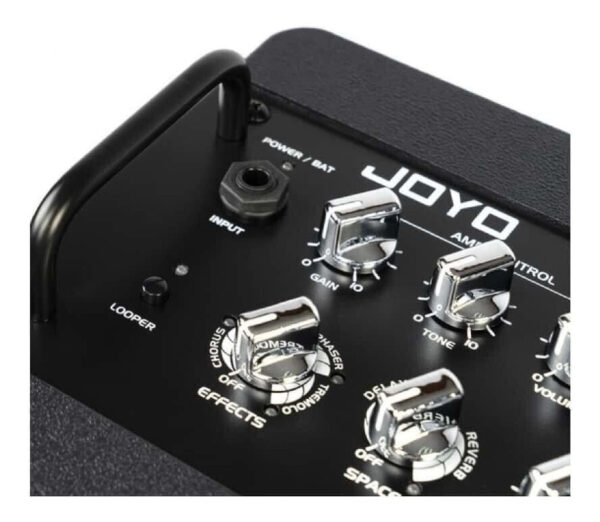 JOYO DC-15S Battery Powered Guitar Amplifier with Multi-Effects Looper BT Switch - Image 6