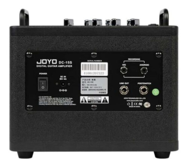 JOYO DC-15S Battery Powered Guitar Amplifier with Multi-Effects Looper BT Switch - Image 7