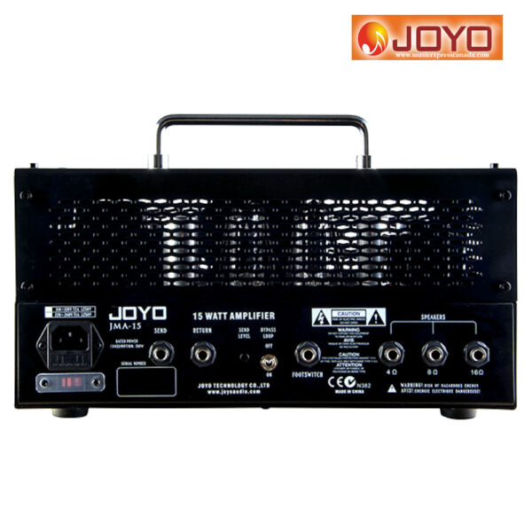 Joyo JMA-15 MJOLNIR All Tube Dual Channel 15 Watt Guitar Head - Image 7