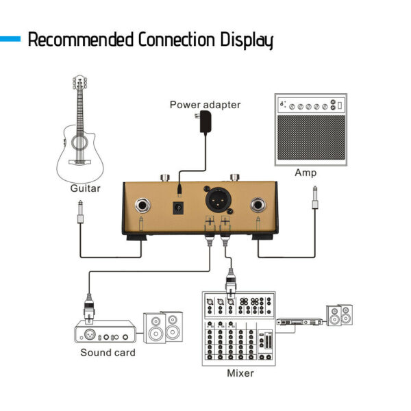 Joyo AD-2 Preamp DI Box for Acoustic Guitar - Image 6