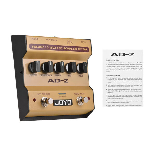 Joyo AD-2 Preamp DI Box for Acoustic Guitar - Image 2