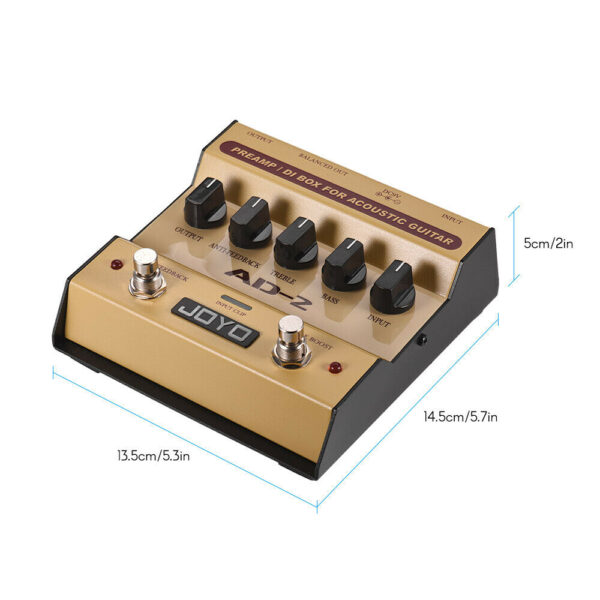 Joyo AD-2 Preamp DI Box for Acoustic Guitar - Image 4