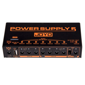 Joyo JP-05 Power Supply 5 Pedal Power Supply 8 Outputs 9v 12v 18v USB Rechargeable