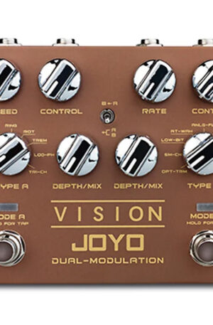 JOYO R-09 VISION Dual Modulation Guitar Effects Pedal Revolution R Series