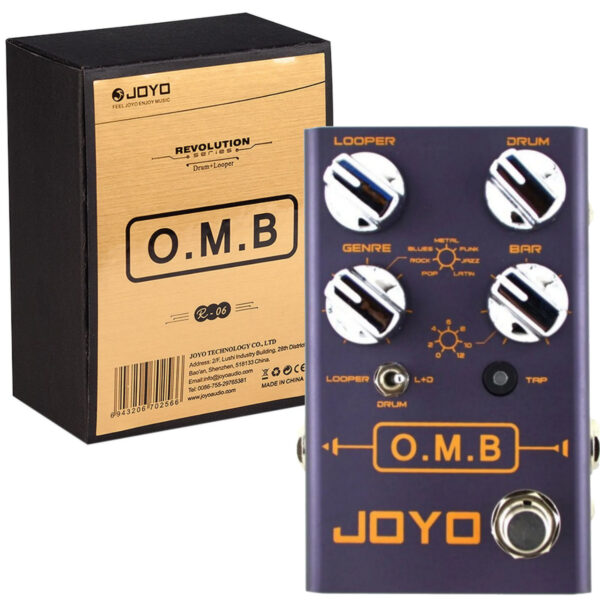 JOYO R-06 OMB Looper Pedal w Drum Machine Guitar Effect Pedal R series - Image 5