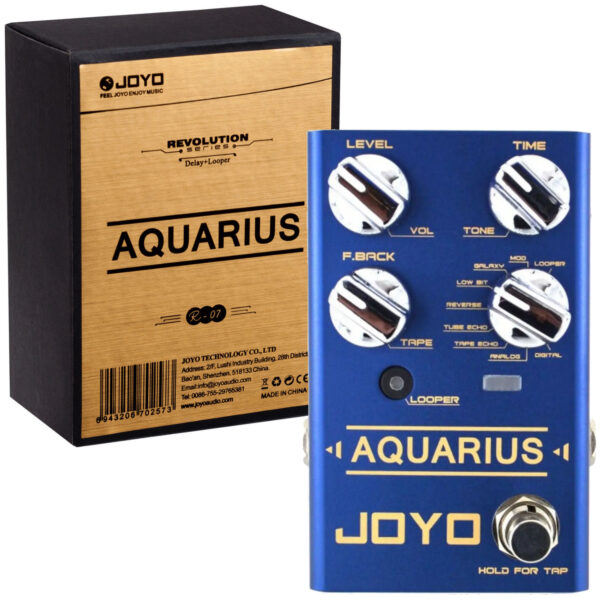 JOYO R-07 Aquarius Delay and Looper Guitar Effect Pedal R series - Image 5
