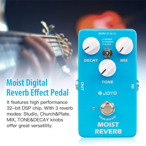 Joyo JF-20 Moist Reverb 3 Modes Guitar Effect Pedal - Image 7