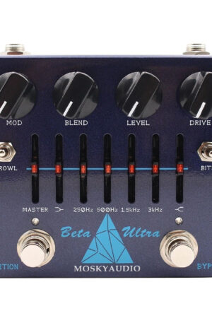 Mosky Beta Ultra Guitar / Bass Preamp Distortion Direct Box AUX In Headphone Out