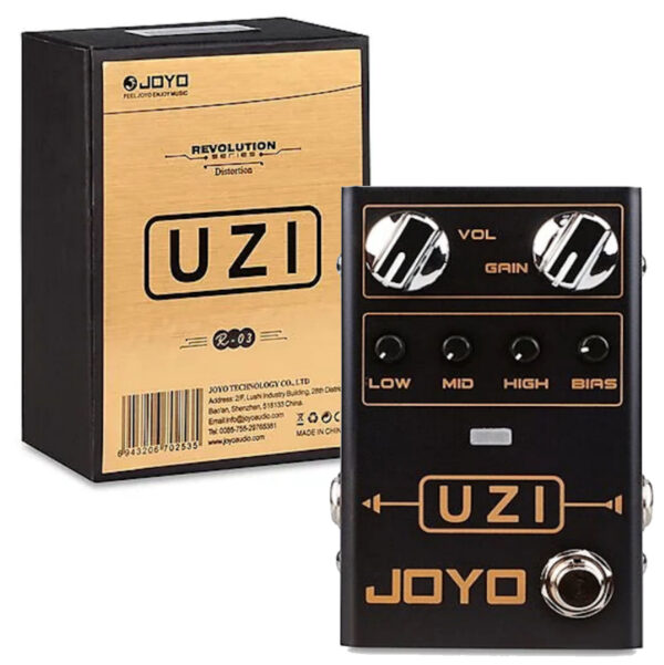 JOYO R-03 Uzi Distortion High Gain 3 Band EQ Bias Control Friedman BE-OD Clone Guitar Effect Pedal R series - Image 5