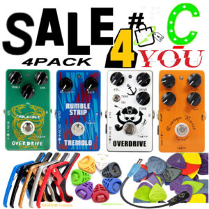 Caline 4 Pack SALE-C Guitar Effect Pedals SUPER SPECIAL $ 26.00 Each - SALE-C