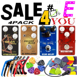 Caline 4 Pack SALE-E Guitar Effect Pedals SUPER SPECIAL $ 26.00 Each - SALE-E