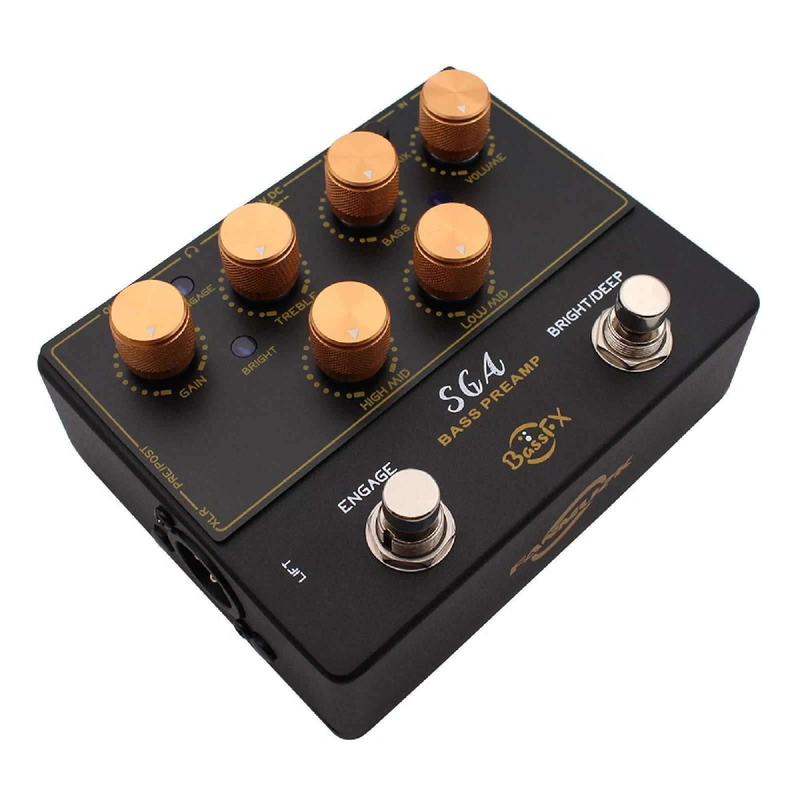 Fanmuzk SGA Bass Preamp Pedal Direct Box Highly Flexible Tone Headphone Out AUX - Image 2