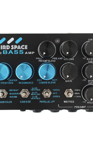 Mosky Third Space Multi Bass Amp Pedal,Simplifier Bass Station Cabinet Simulation Effect Pedal for Electric Bass