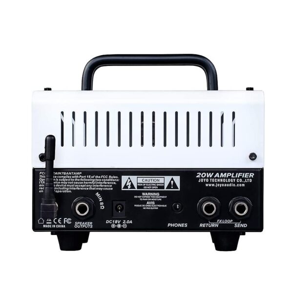 JOYO BanTamP VIVO(EVH 5150-3) Guitar Amp Head 20 Watt Hybrid Tube Amplifier British Classic Rock - Image 4