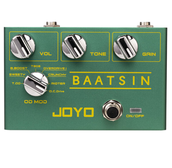 JOYO R-11 Baatsin Distortion and Overdrive Pedal Multi Tones Pure Analog Circuit 8 Different OD/DS