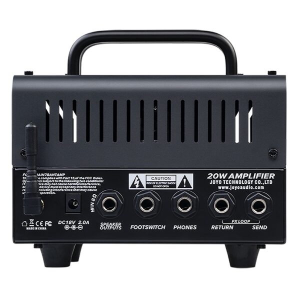 Joyo BanTamP xL ZoMBie II Dual Rectifier 20 Watt Mini Amp Head Hybrid Tube - Image 6
