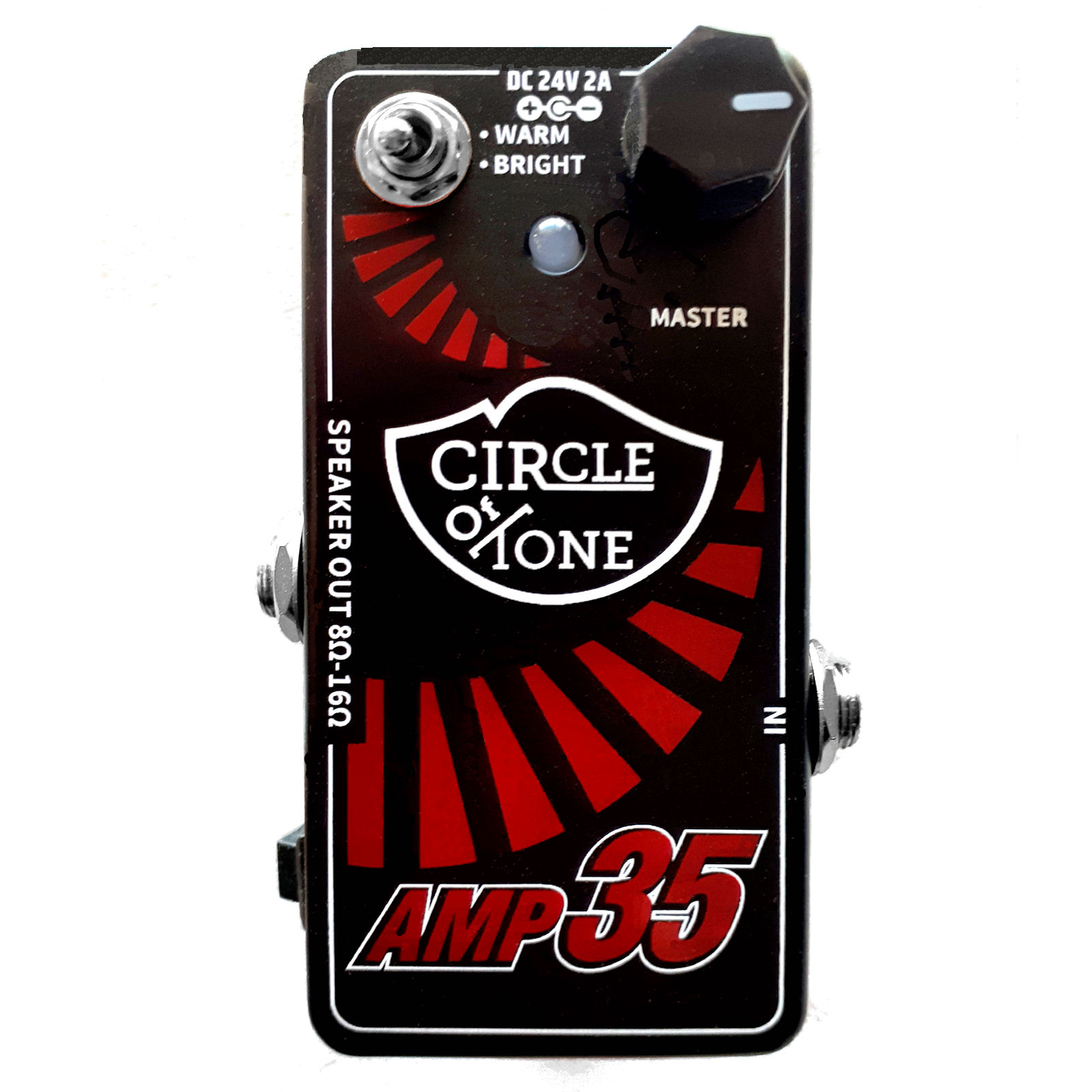 Circle of Tone AMP-35 Micro Power Amplifier 35 WATT Digital Modern Guitar AMP Mini Pedal Style