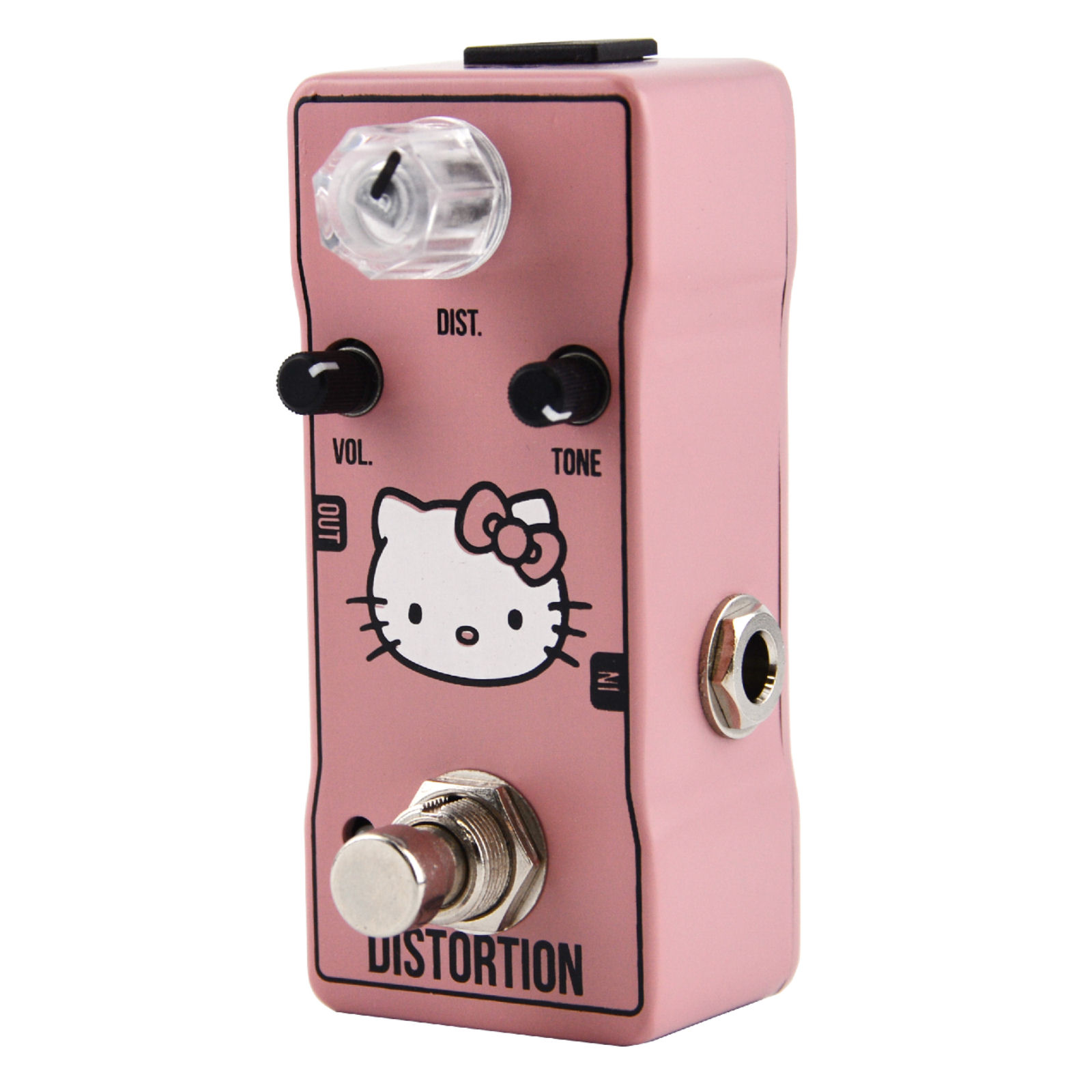 Circle Of Tone Distortion Hello Kitty Series 4 Guitar or Bass FX Pedal True Bypass DIST/VOL/TONE - Image 3