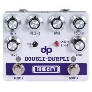 Tone City DOUBLE DURPLE Peter "DANISH PETE" HONORÉ Dual Overdrive Pedal