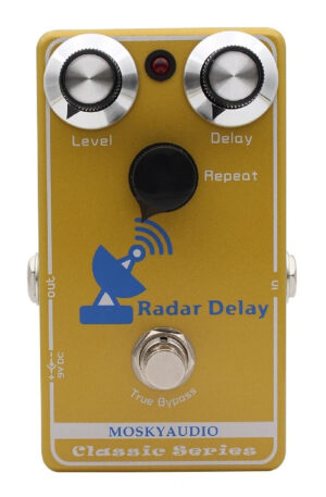 Mosky Radar Delay Hand-wired Analog Guitar Effects Pedal Based on MAD Deep Blue