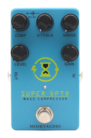 Mosky Super OPTO Bass Compressor Effect Pedal True Bypass