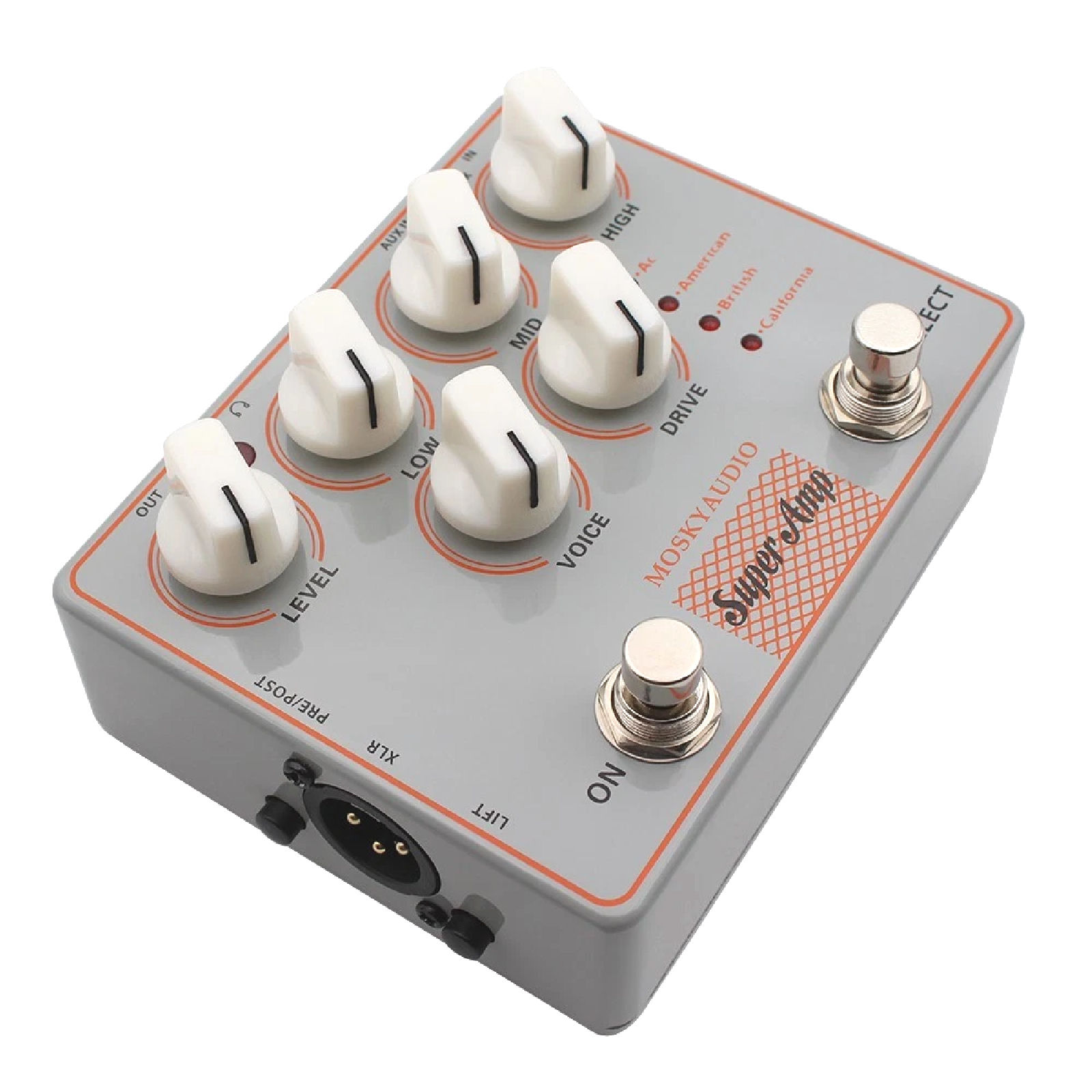 Mosky Super Amp 4 Amp Sim Options Speaker Simulation Guitar FX Pedal XLR AUX IN - Image 3